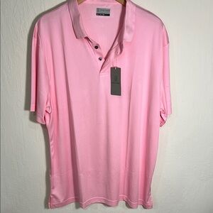 New Pink PGA Tour XXL Men's golf Shirt NWT